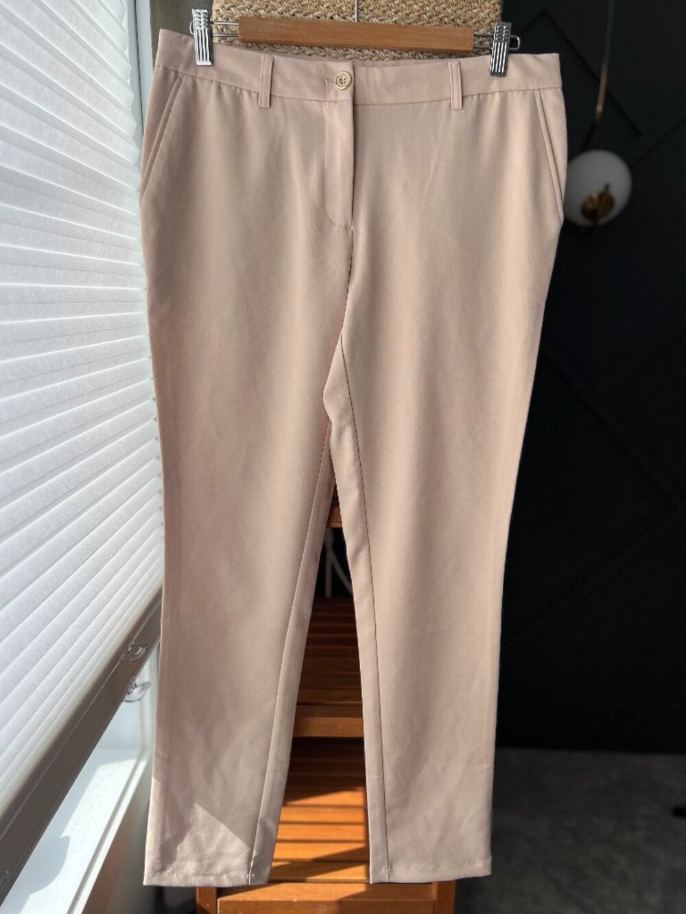 Light and silky Splash pants in cream